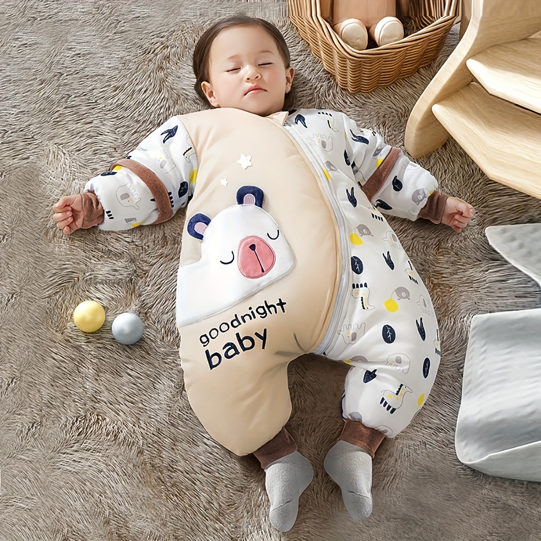 Baby Cuddling Quilt Baby Cashmere Sleeping Bag Thickening Anti-Shock  Fall/Winter Newborn Baby Swaddle Quilt Supplies 