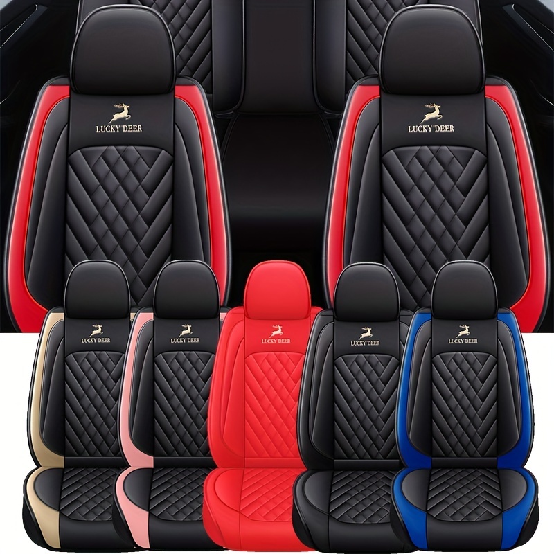 Universal Car Seat Covers Set Pu Leder Sitzbezüge Kissen - Temu Austria
