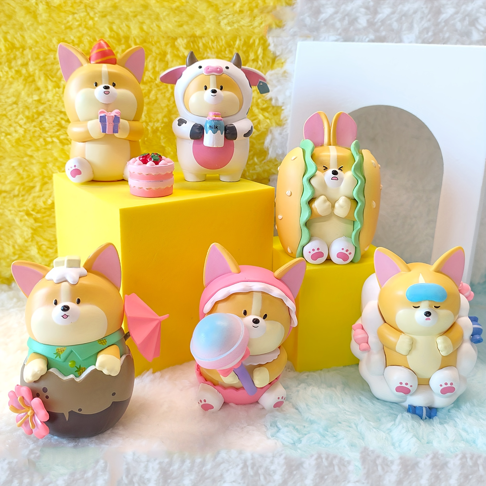 Cute/kawaii Foodie Dog Hand-made Cake Decoration, Anime Toy, Doll Model,  Gift - Temu Germany