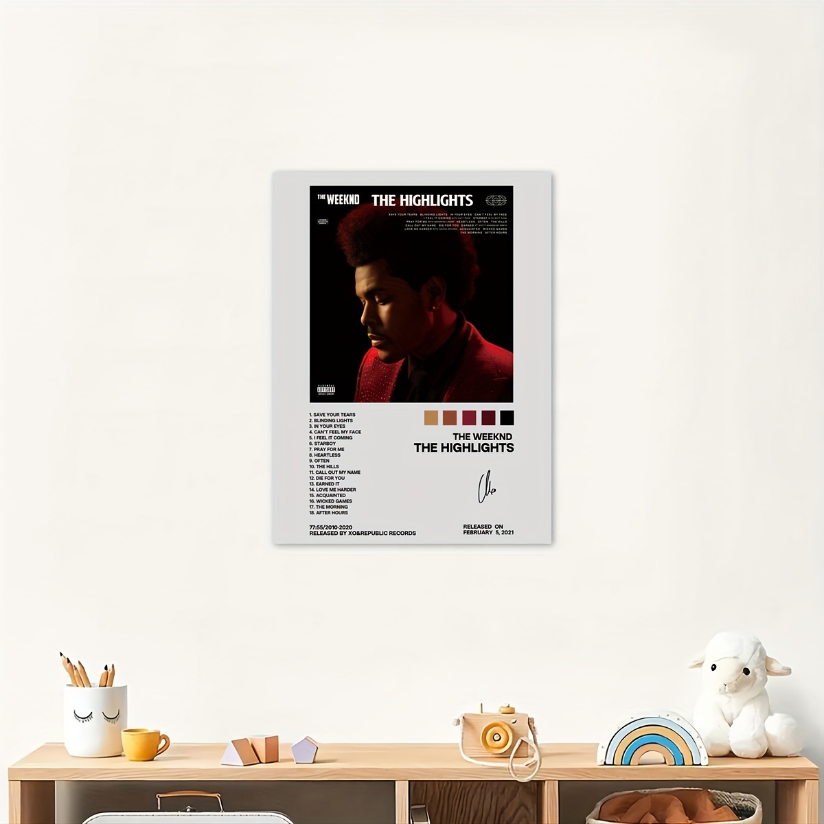 The Weeknd Starboy Album Poster – Aesthetic Wall Decor