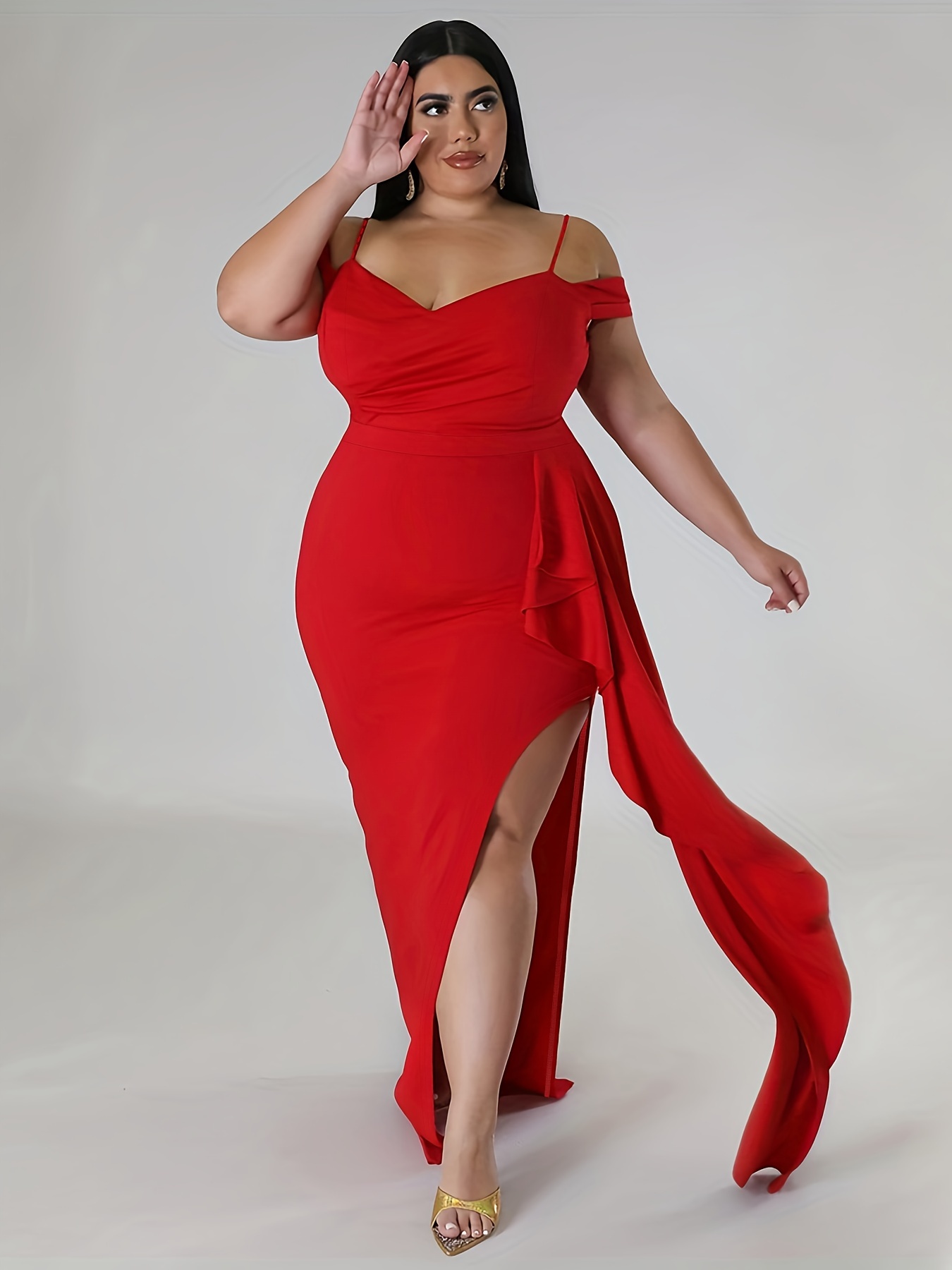 Dresses For Wedding Guest Plus Size - Temu Canada