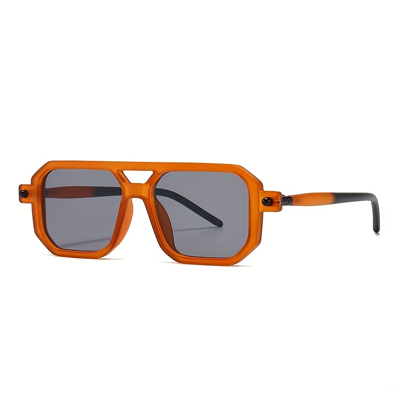 1pc Mens New Vintage Square Frame Polarized Sunglasses Summer