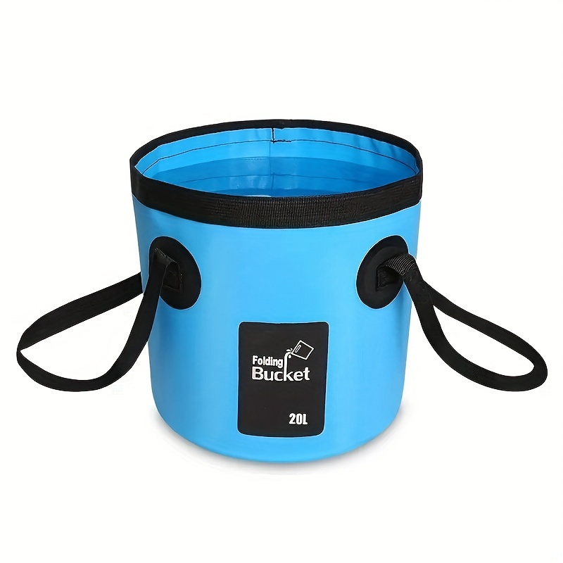 5 Gallon Portable Collapsible Bucket Handle Perfect Fishing - Temu