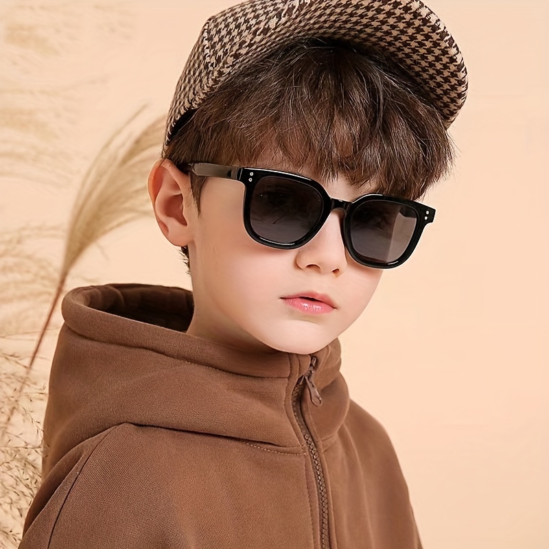 1pc Boys Girls Teen Casual Sun Protection Sunglasses Decorative Accessories for Traveling Party Gift Outdoor Activities,Temu