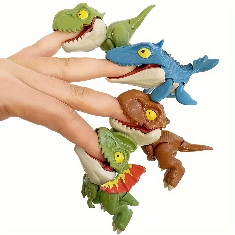 Jouet extensible dinosaure à éjection de doigt, amusant et délicat
