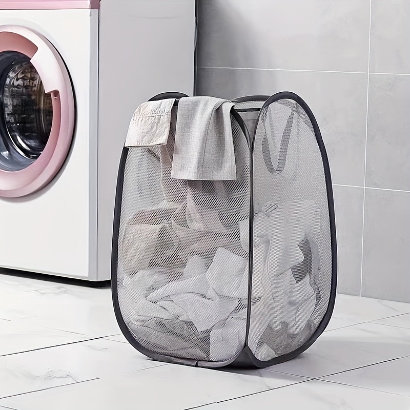 COOLL Laundry Bag Pop Up Mesh Washing Foldable Laundry Basket Bag Bin Hamper  Storage 