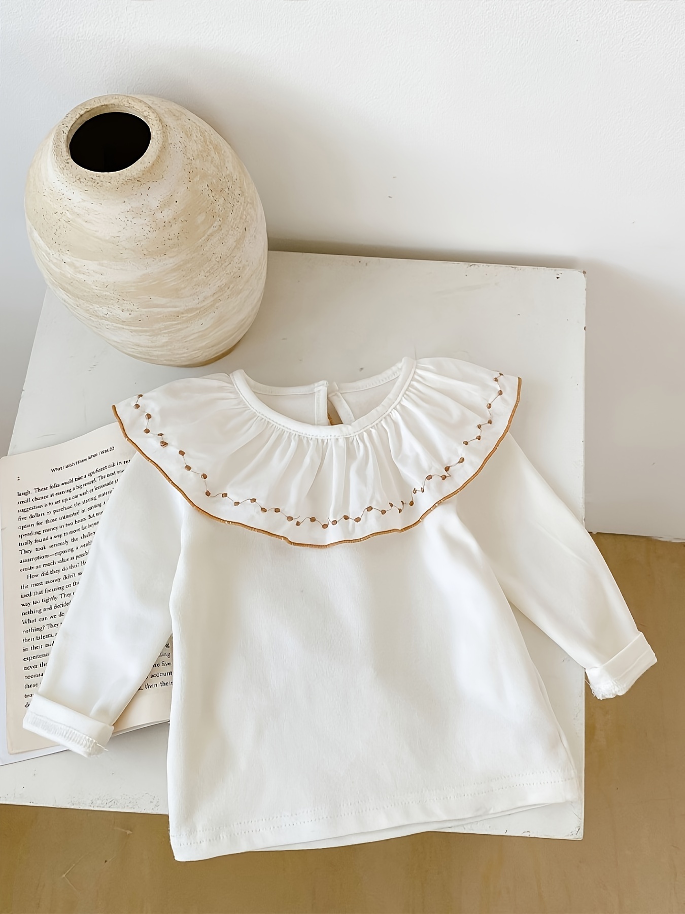 Camisa Blanca Bebé - Temu