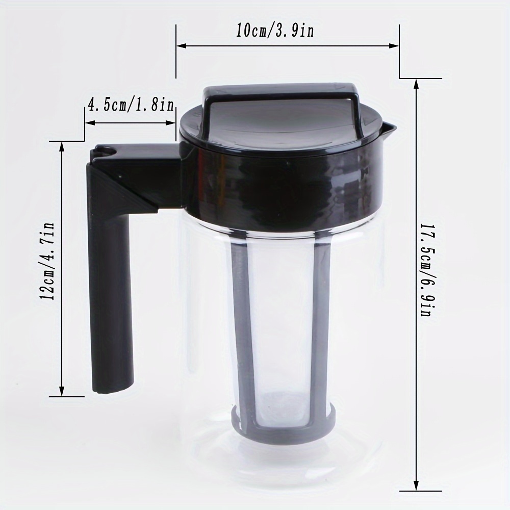 Cold Brew Coffee Maker,1500ml Iced coffee maker with Airtight Lid