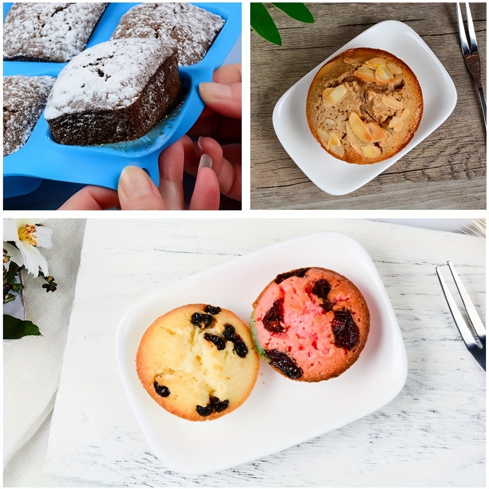 3 Pezzi Stampi Muffin In Silicone Brownie Teglia Cupcake - Temu Italy