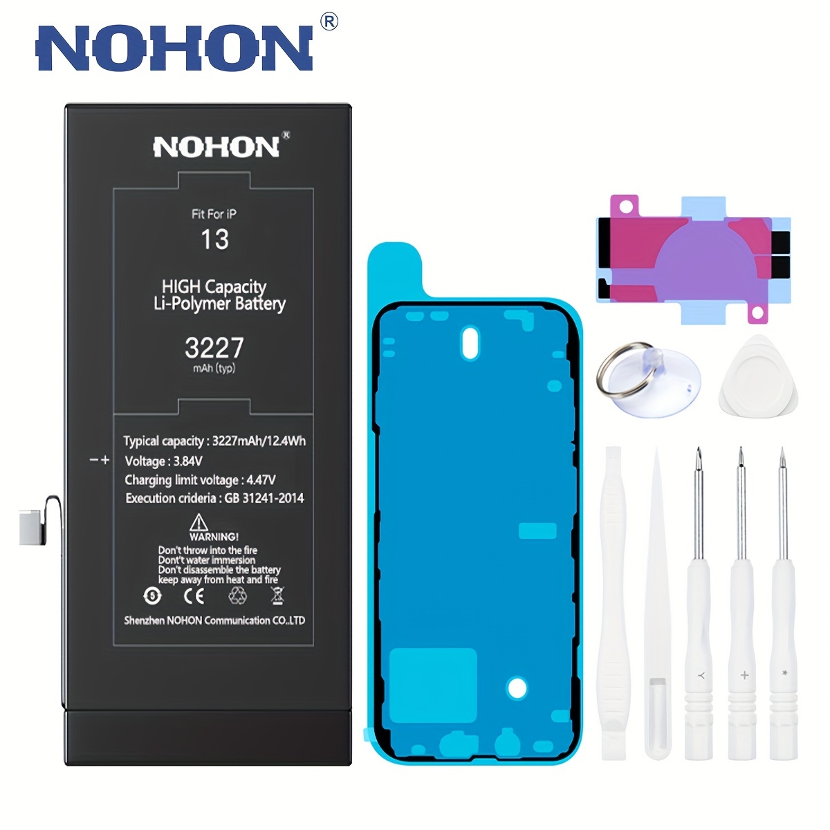 NOHON Battery For iPhone 12 Mini 6 S 7 8 Plus X Lithium Polymer Bateria For  iPhone12 Mini iPhone6 iPhone6S iPhone7 iPhone8 Plus