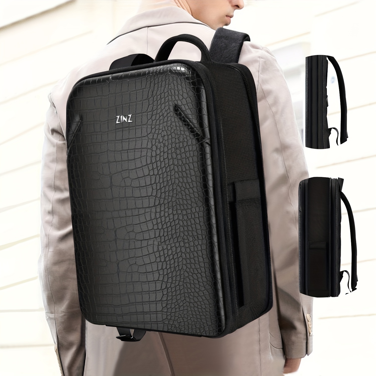 Slim Laptop Backpack for Men 15.6 inch Backpack Waterproof College