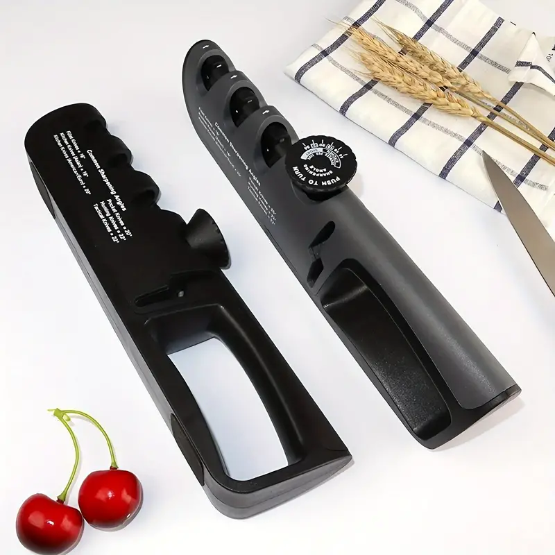 Knife Sharpeners, 1 Professional Sharpening Stones For Scissor, 6 Step  Adjustable Angle Guide Knives Sharper Tool For Chef's Kitchen Knife And  Scissors, Kitchen Gadgets, Cheap Items - Temu