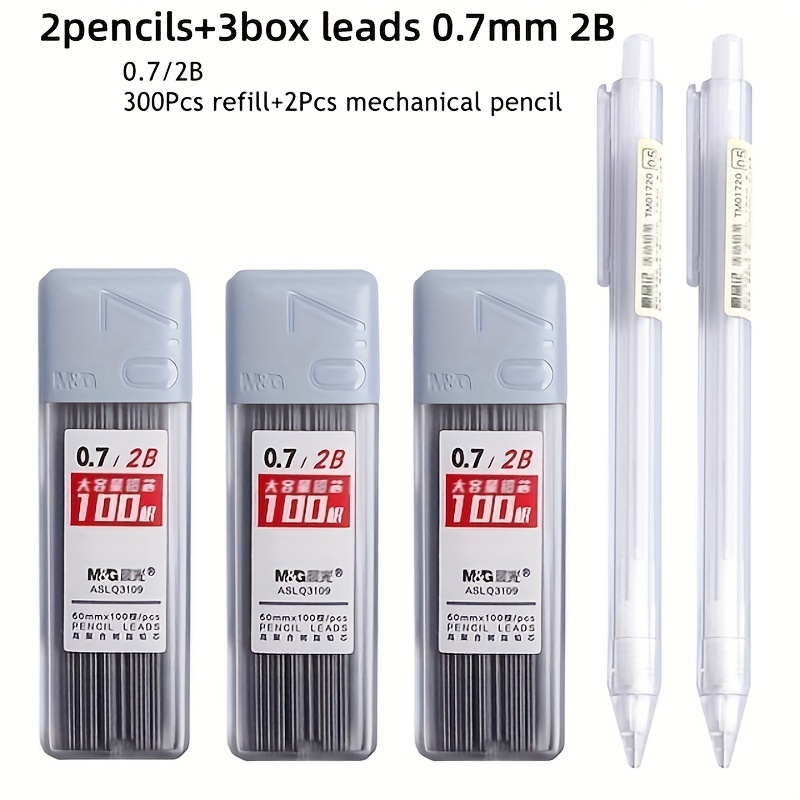 2 Box 0.5/0.7mm Matita Portamine 2b Matita Asta Matita Automatica Nucleo  Ricarica Office School Art Schizzo Forniture Disegno - Forniture Ufficio E  Scuola - Temu Italy