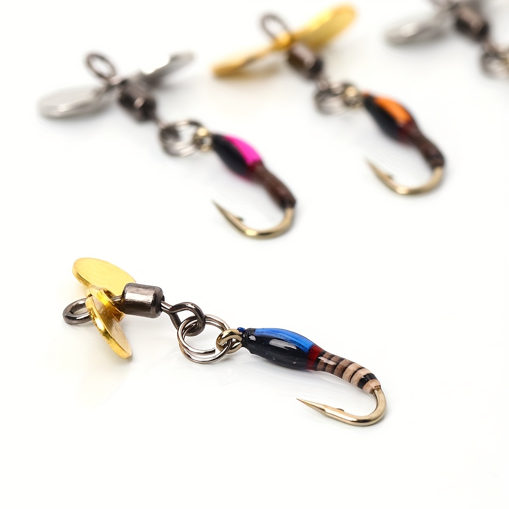 5X Fly Fishing Hooks Fly Hooks Lures Bait Fly Insect Bait Sequins