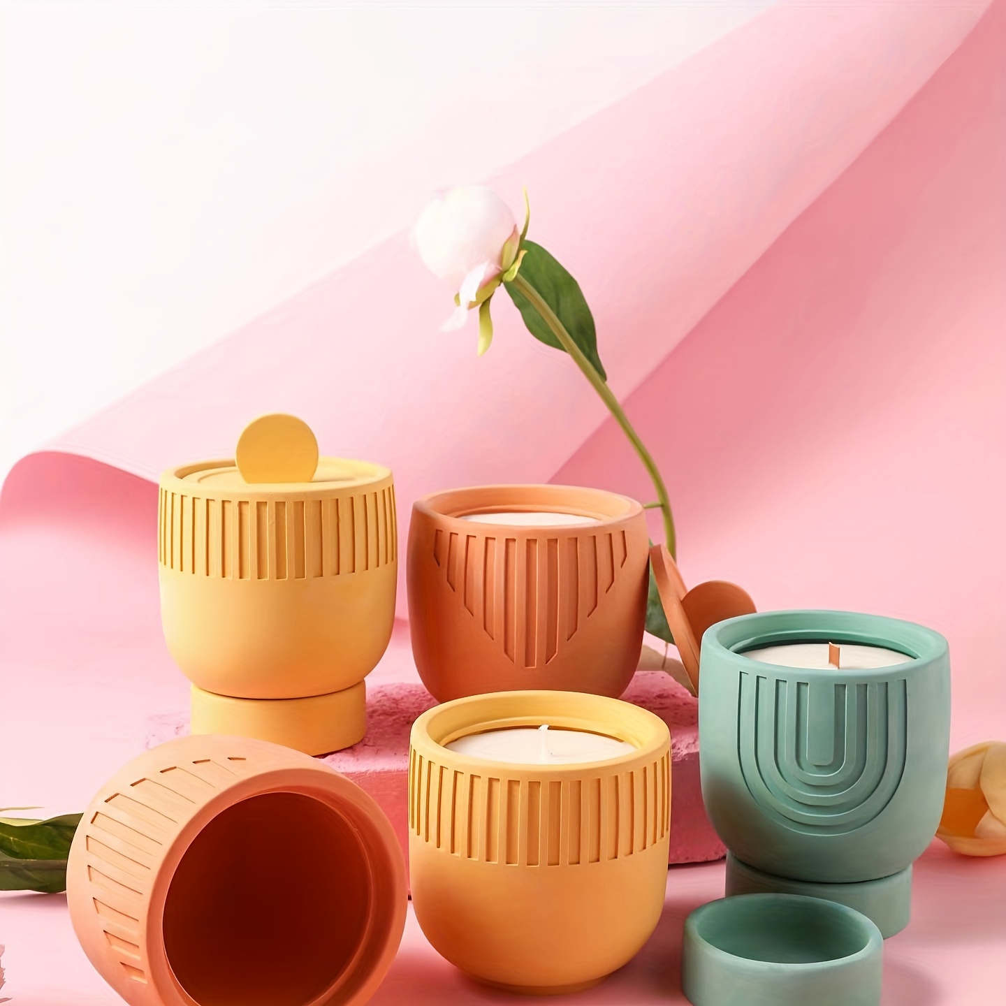 Pottery Plaster Molds Mugs, Silicone Mug Decoration