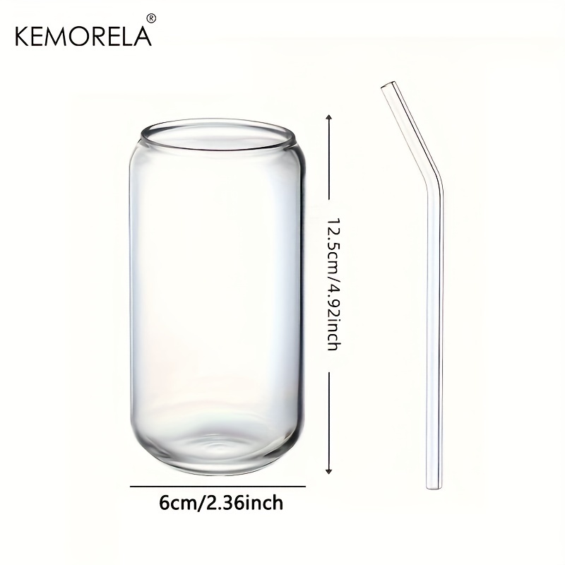 High Borosilicate Glass Water Cup Airtight Lids Straws - Temu