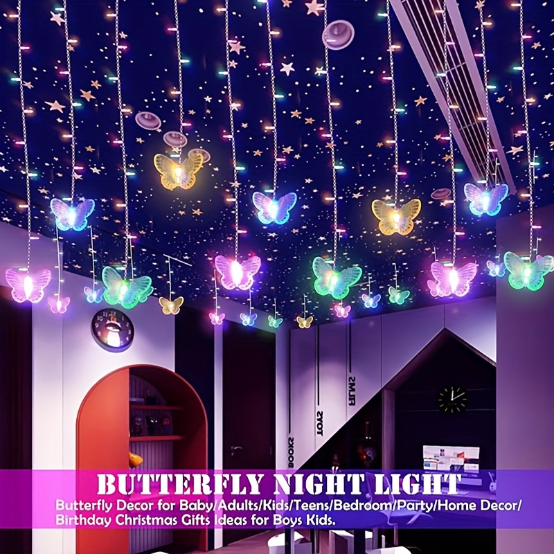 Butterfly hanging on sale fairy lights