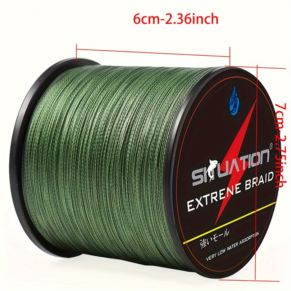 Multifilament PE Fishing Line in 4 Strands Grey Color from 12LB