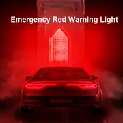 1pc emergency repair light work light 4 lighting modes red light power bank magnet with hook flashlight suitable for home outdoor workshop car camping hunting fishing and emergency lighting usb cable included details 3