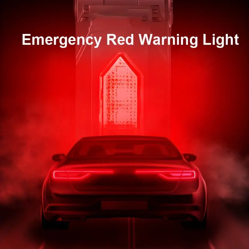 1pc emergency repair light work light 4 lighting modes red light power bank magnet with hook flashlight suitable for home outdoor workshop car camping hunting fishing and emergency lighting usb cable included details 3