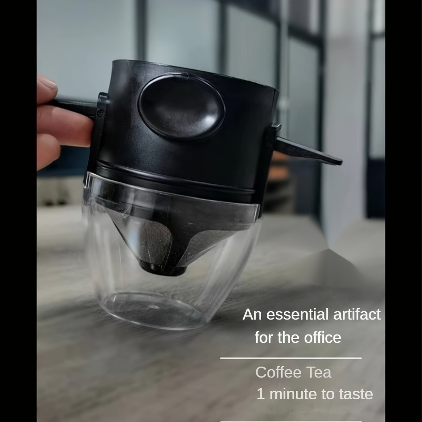 Collapsible Coffee Dripper Pour Over Coffee Filter, Silicone Reusable  Coffee Maker,Paperless Coffee Brew Maker,Dishwasher Safe,Carabineer for  Hiking