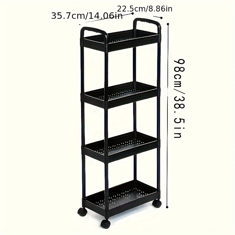 2/3/4-layer Bathroom Storage Rack, Household Sundries Organizer Rack, Home  Organization And Storage Supplies For Kitchen Bathroom Bedroom Living Room  Dorm Office - Temu