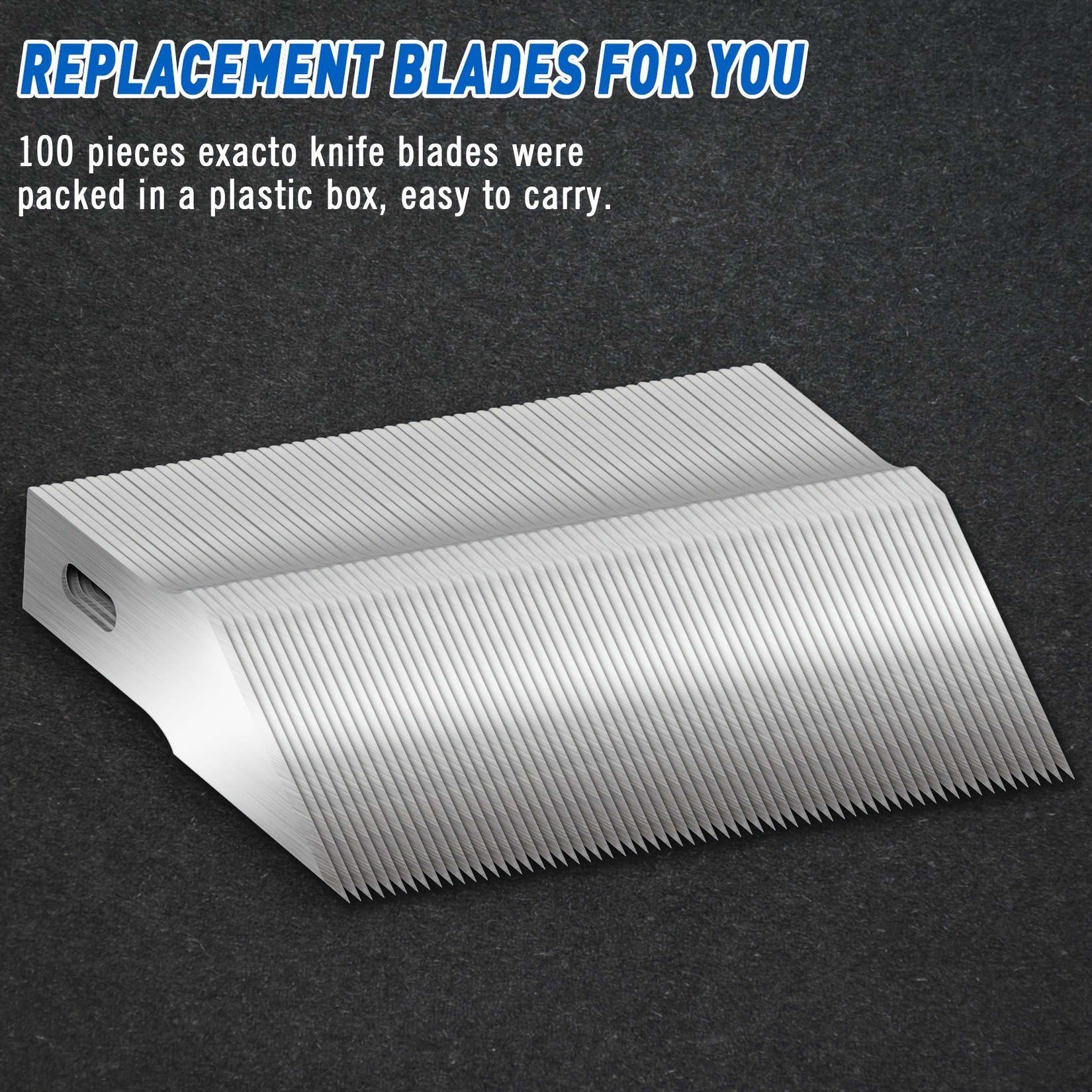 100 Pack Exacto Blades 24 Hobby Knife Replacement Blades - Temu