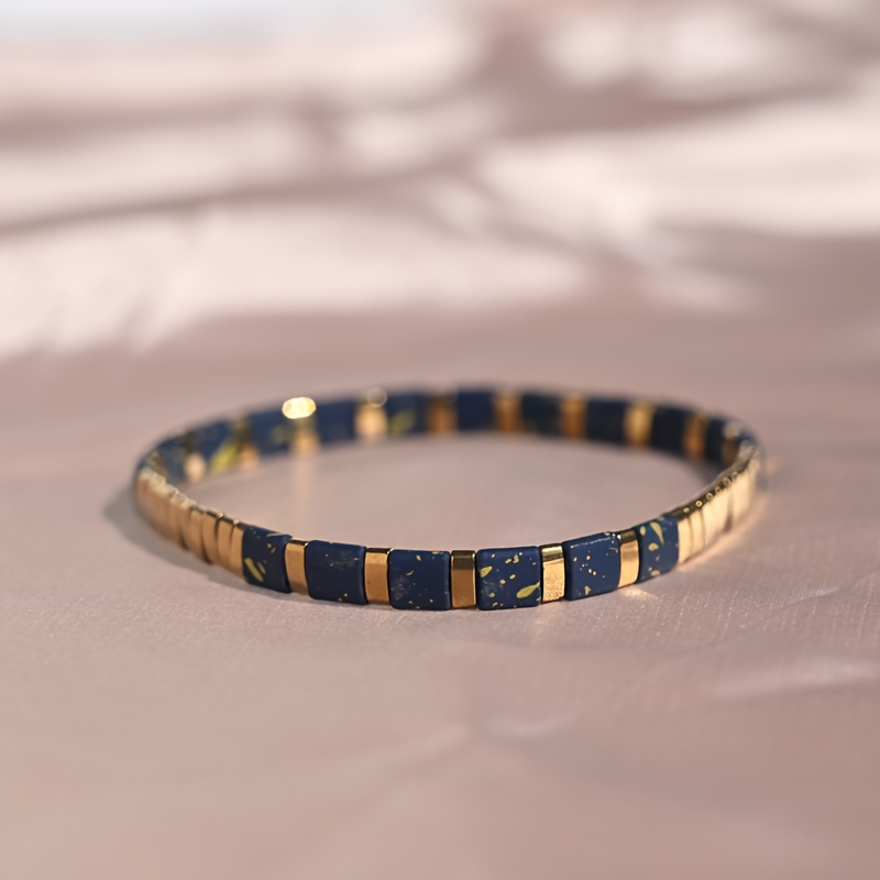Image of Fashion Boho Bracelet For Women Alloy Trendy Stretchy Charm Pulseras Femme Friendship Accessories