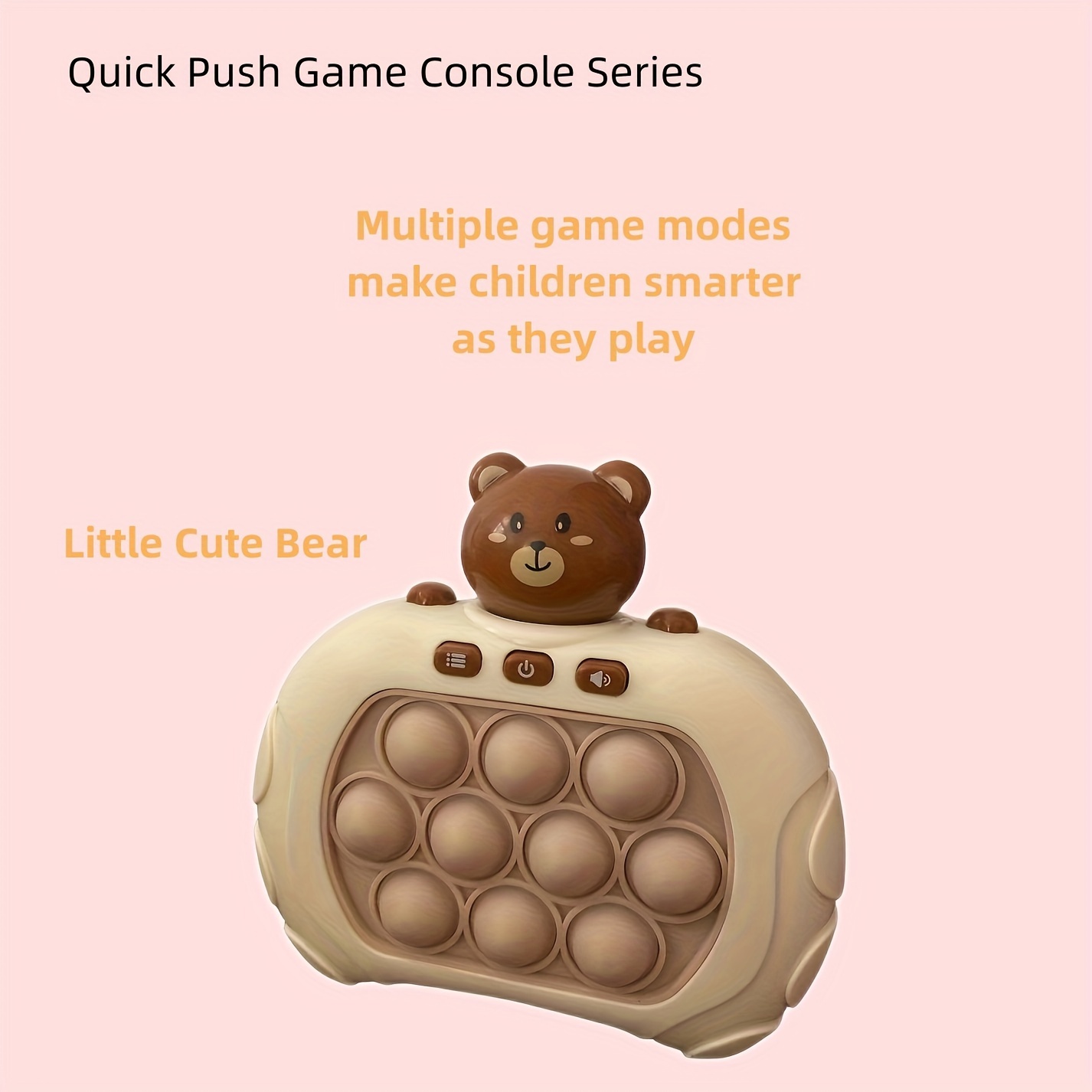 Pop Quick Push Game Console Series Toys for Kids, Interesting Push