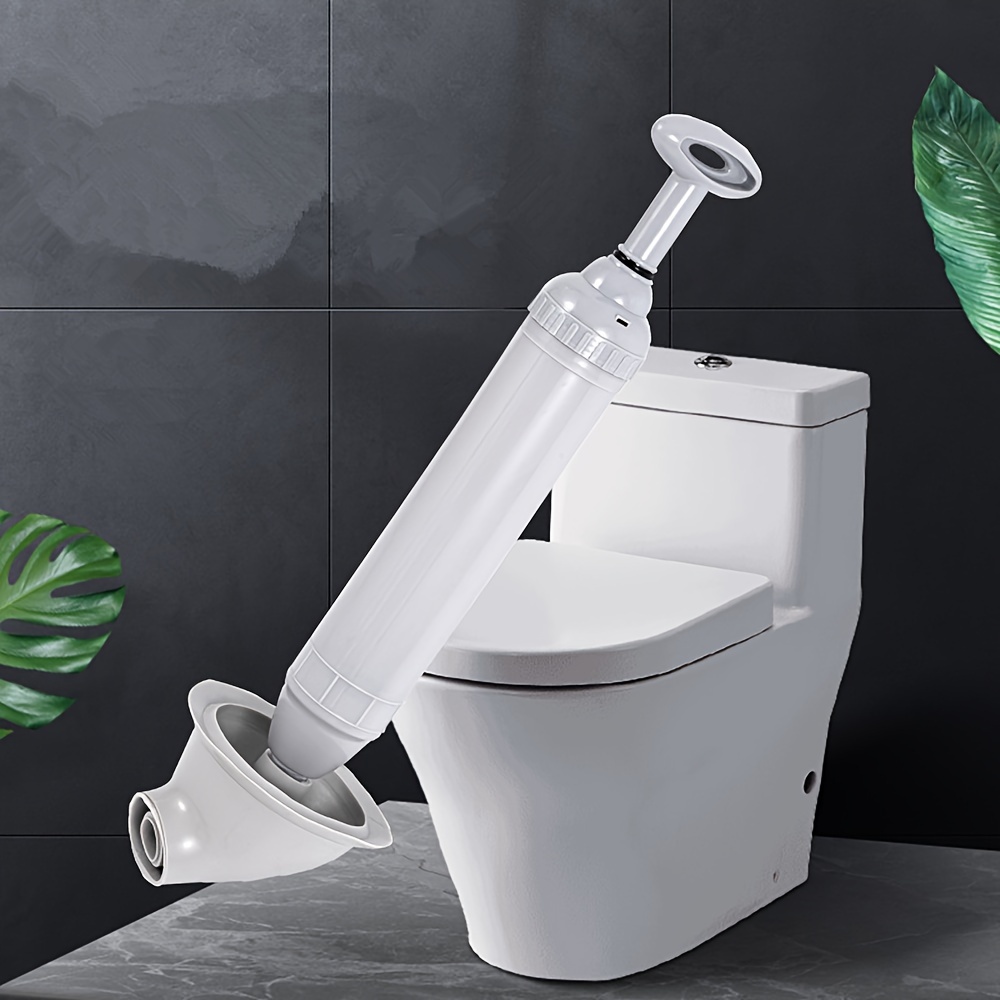1pc Grey Toilet Drain Clog Cleaner,Vacuum High-pressure ToiletDrain,Air  Pump Toilet Plunger, Home Essential