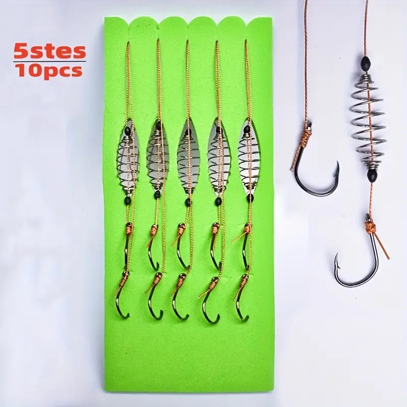 Fishing Bait Spring Lure Inline Hanging Tackle Tools Pe Line - Temu