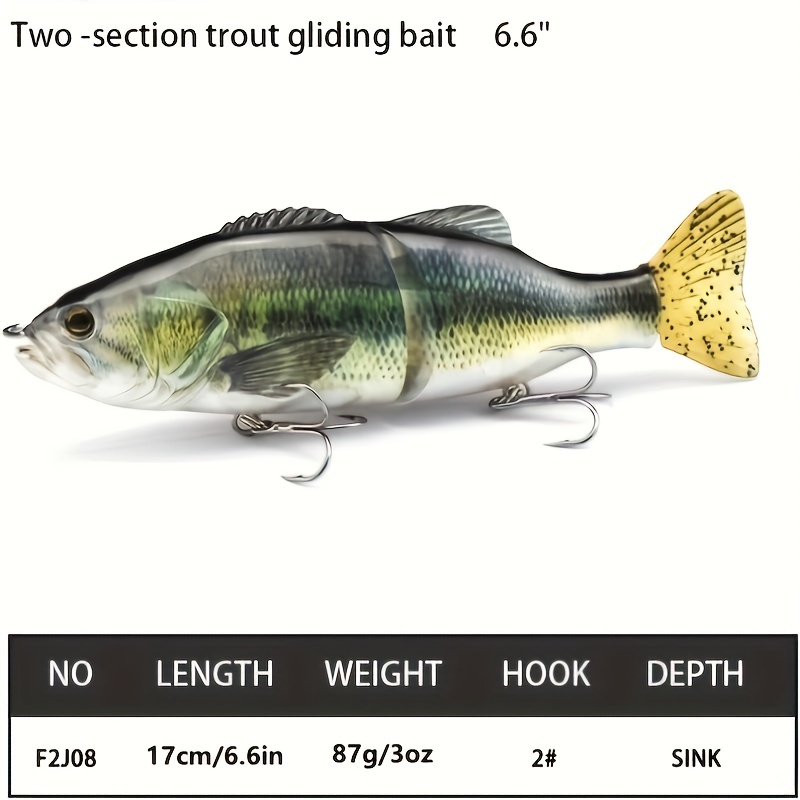 Fishing Baits Bionic Fishing Lures With Sharp Treble Hooks Fishing