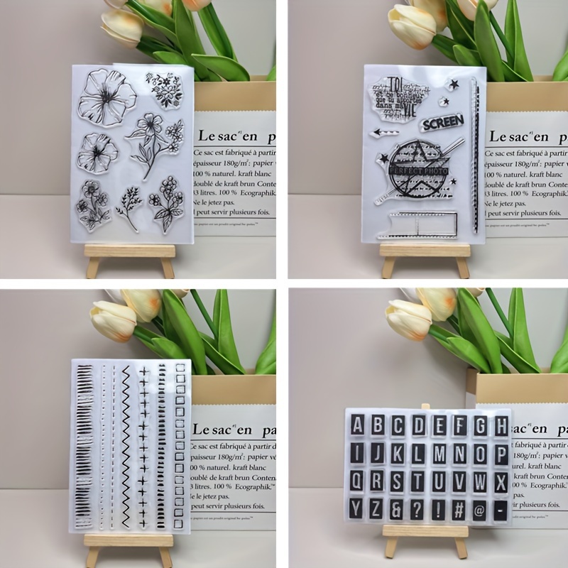 Perpetual Calendar Transparent Clear Stamps Scrapbook Card Album