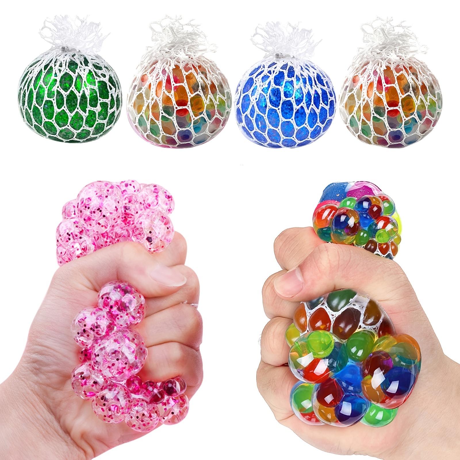 Vent Squeezing Stress Ball These Unique Rubber Squishy Toys are Premium  Anti-Stress Squishy Balls with Water Beads-Alleviate Tension, Anxiety and