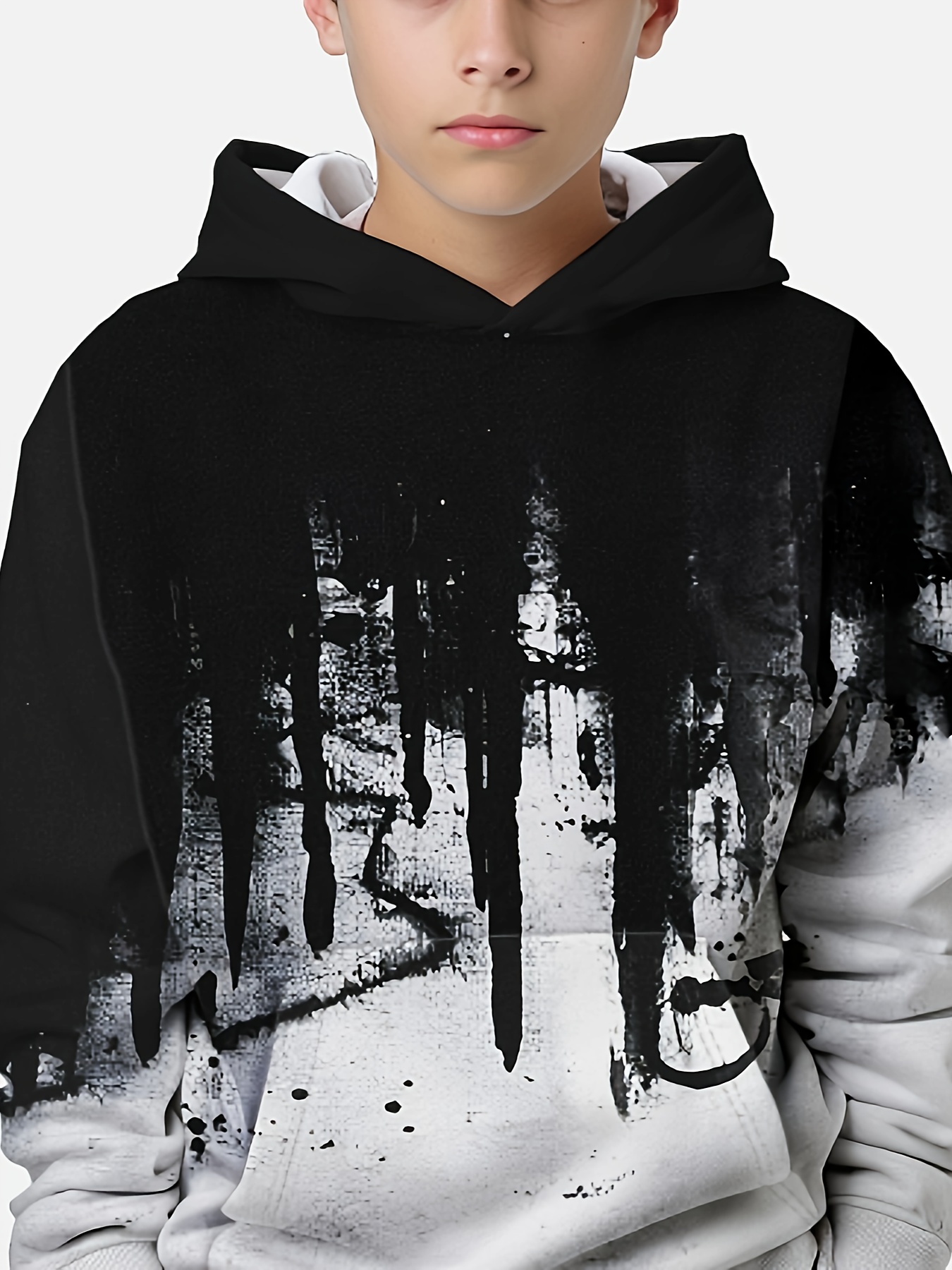 Color hot sale drip hoodie