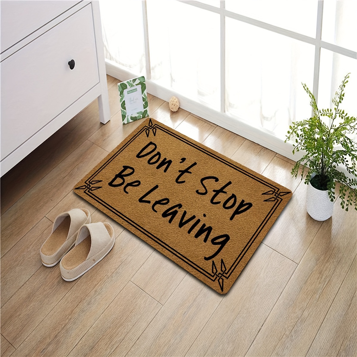 Welcome Mats for Front Door - Absorbent Door Mat Indoor Entrance