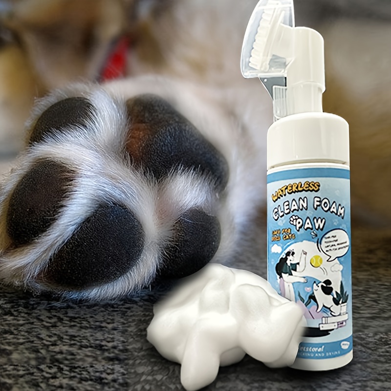 Pet Paw Wash-free Paw Cleaner, Foot Care Protection Feet Pads Claw Shampoo  With Towl For Cat Dog Paws Cleaning Supplies