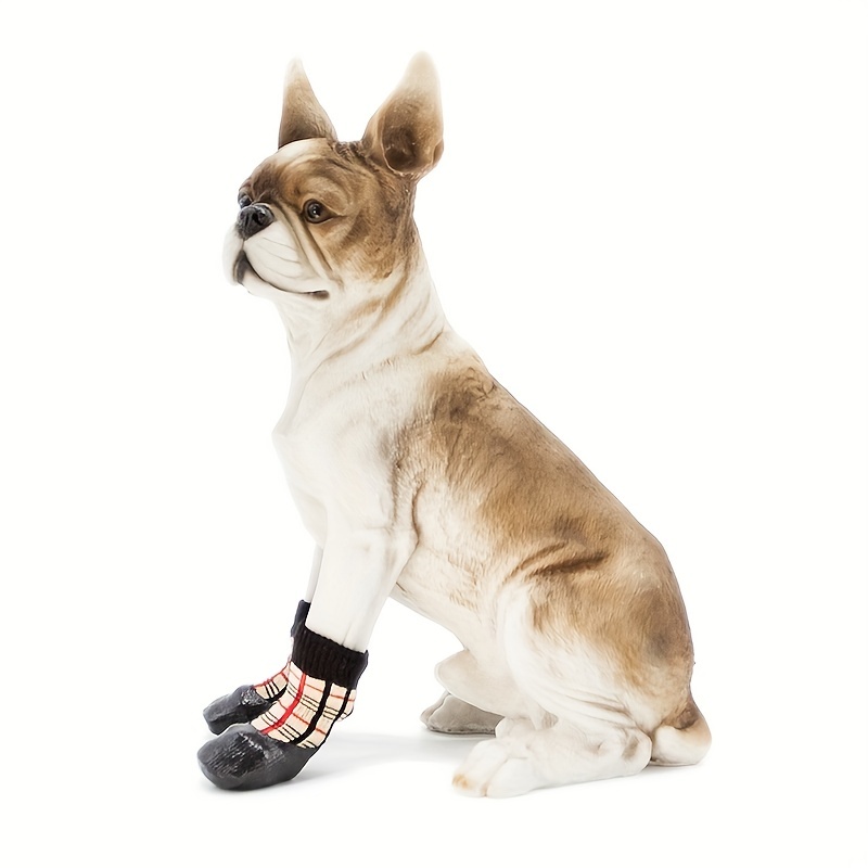 Calcetines antideslizantes de invierno para perros pequeños