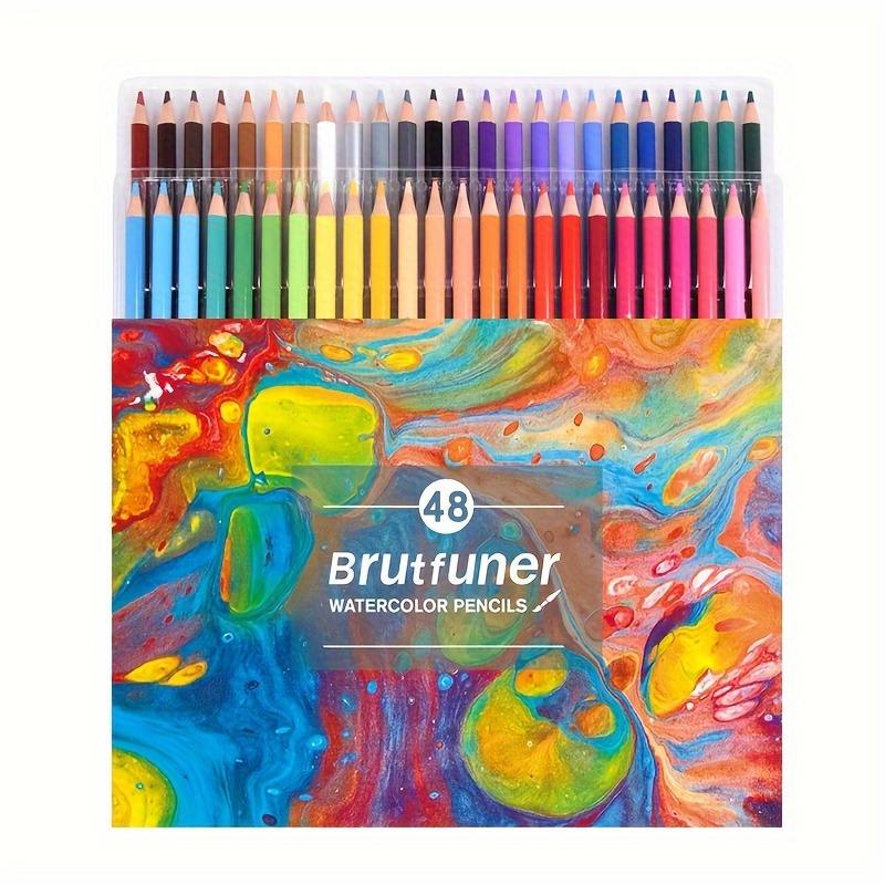 Professional Watercolor Pencils, Colors,numbered And  Lightfastness,water-soluble Colored Pencils For Adult Coloring Book,water  Color Pencils For Artists Beginner Students - Temu Switzerland