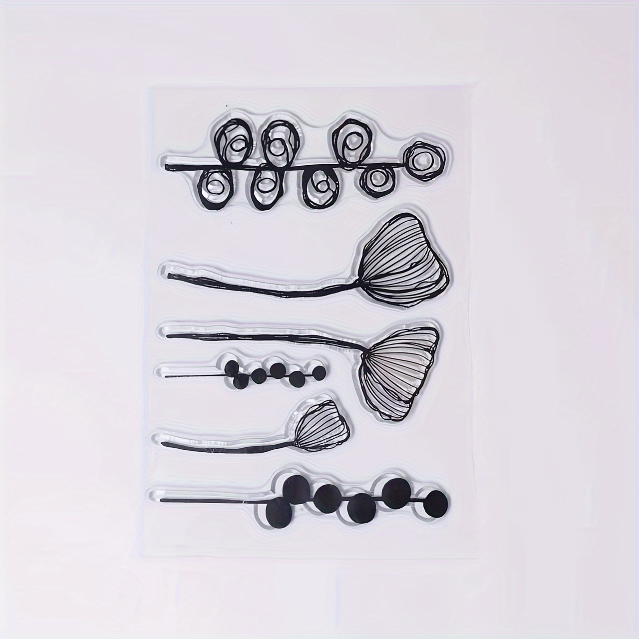 Flower Transparent Stamp For Making Decoration And Diy Album Diy Crafts
