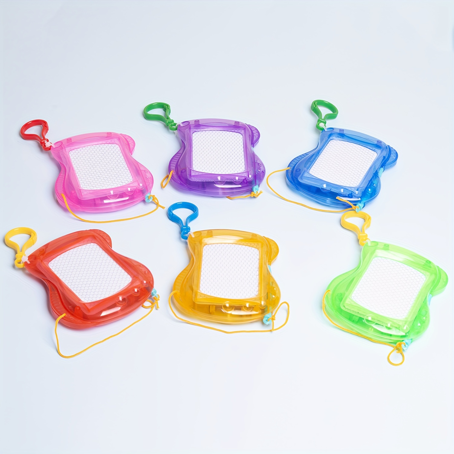 8 Pack Mini Magnetic Drawing Board for Kids, Backpack Keychain
