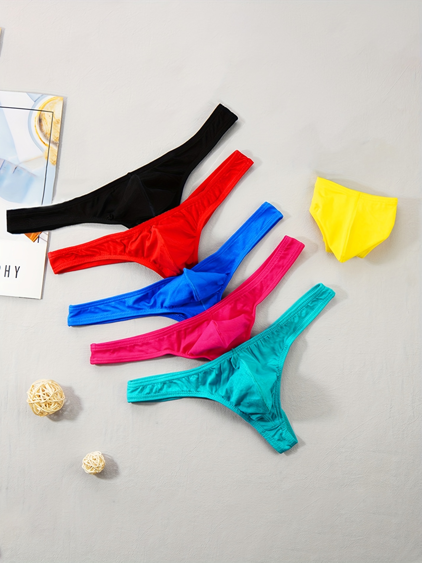Breathable Cotton Thong Underwear For Kids, Girls G String Panties