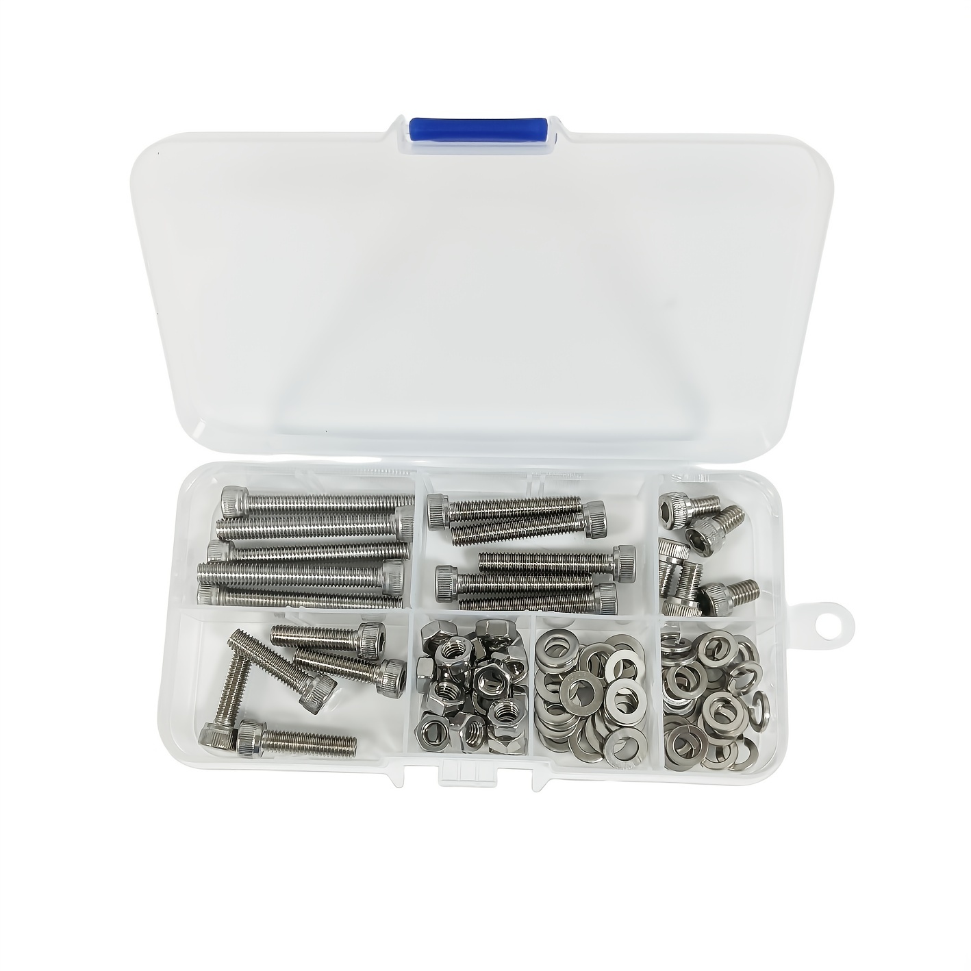 Stainless Steel 304 Assorted Hex Socket Screw Nuts - Temu