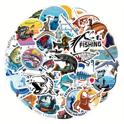 Fishing Stickers - Temu