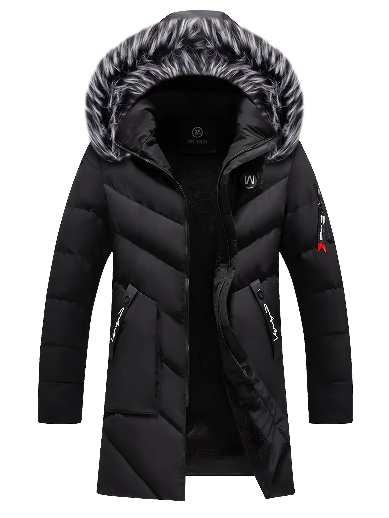 Abrigos de invierno chaqueta de invierno para mujer, talla grande, abrigo  acolchado, cálido, grueso, ligero, capucha de piel de parka