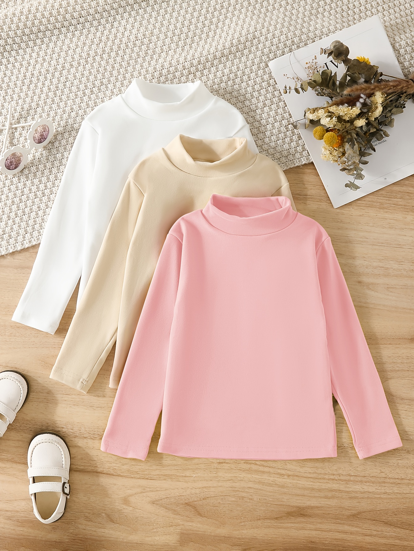 Thermajane Thermal Shirts for Women Long Sleeve Winter Tops Thermal  Undershirt for Women, Baby Pink, XXS : : Fashion