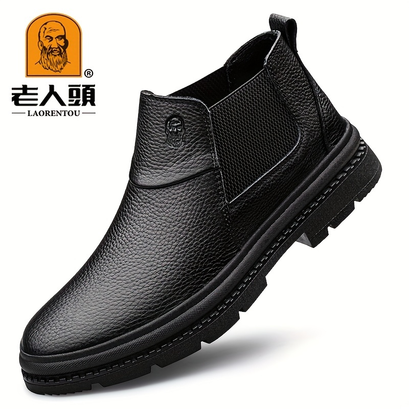 Botas Chelsea Para Hombres, Botines Transpirables Con Punta