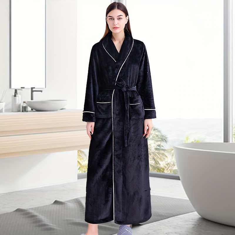 Cozy Bear Nightrobe For Women Thick Hooded Pajamas With Pockets