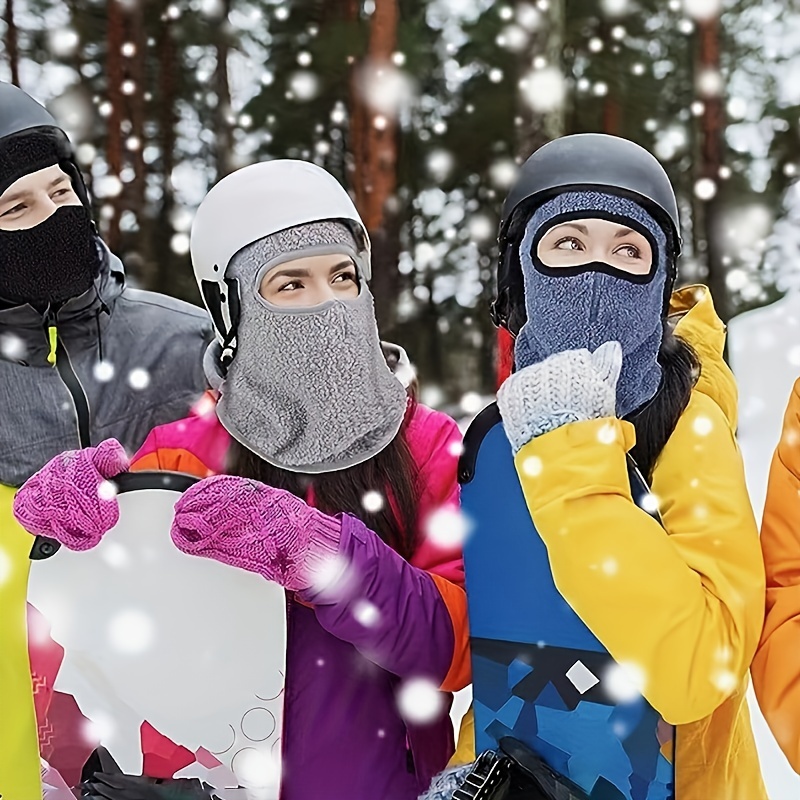 Winter Windproof Full Face Plus Velvet Mask for Outdoor Activities