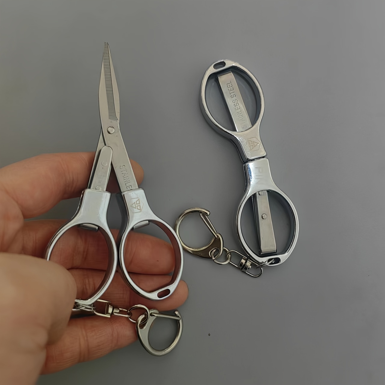 Portable Stainless Steel Mini Folding Travel Scissors - Temu